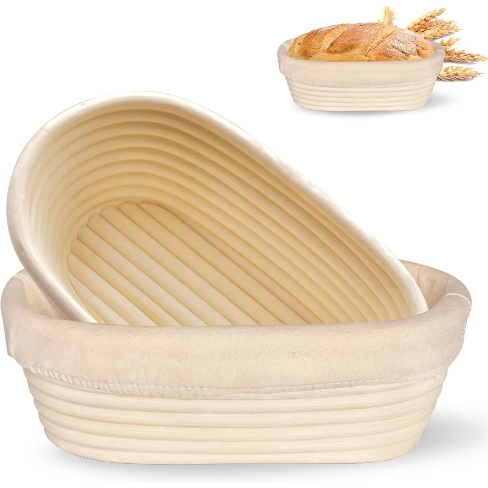 Proofing Basket Banneton - Cesta de Fermentação para Pão Sourdough,