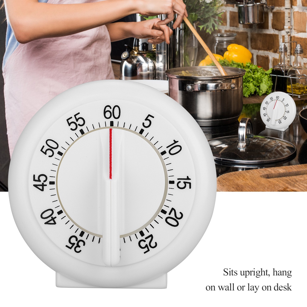 Baking Kitchen Hourly - 1PC Temporizador Mecânico de Cozinha Redondo