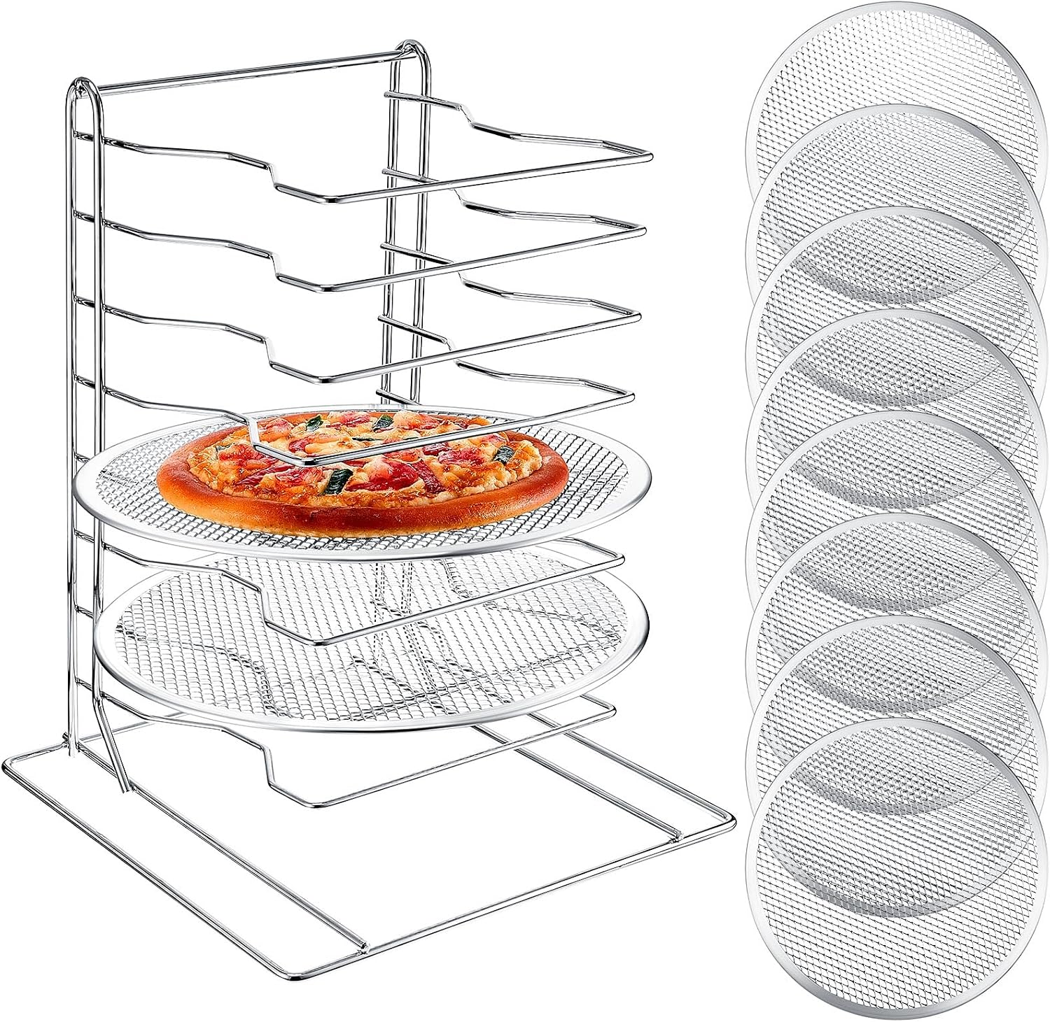 Mini Kitchen Baking - Suporte para Pizza de 8 Níveis