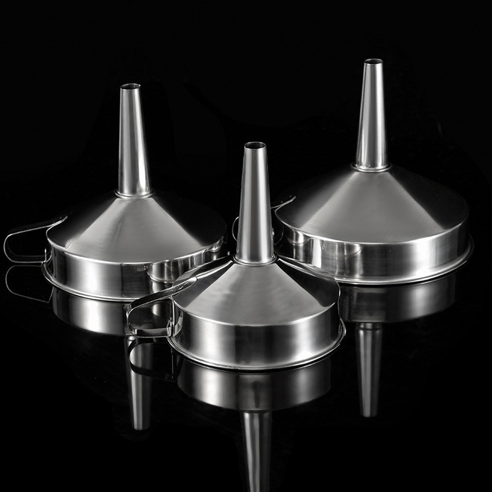 Kitchen Baking Utensil - Funil de Aço Inoxidável com Boca