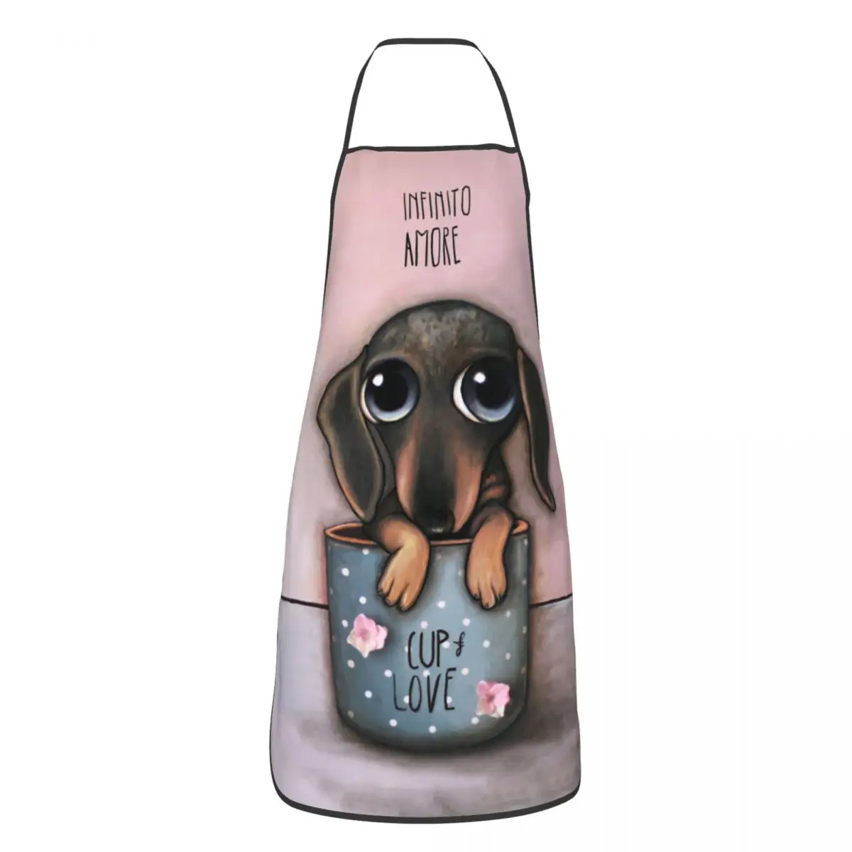 Kitchen Baking Cloth - Dachshund copo amor aventais para homens