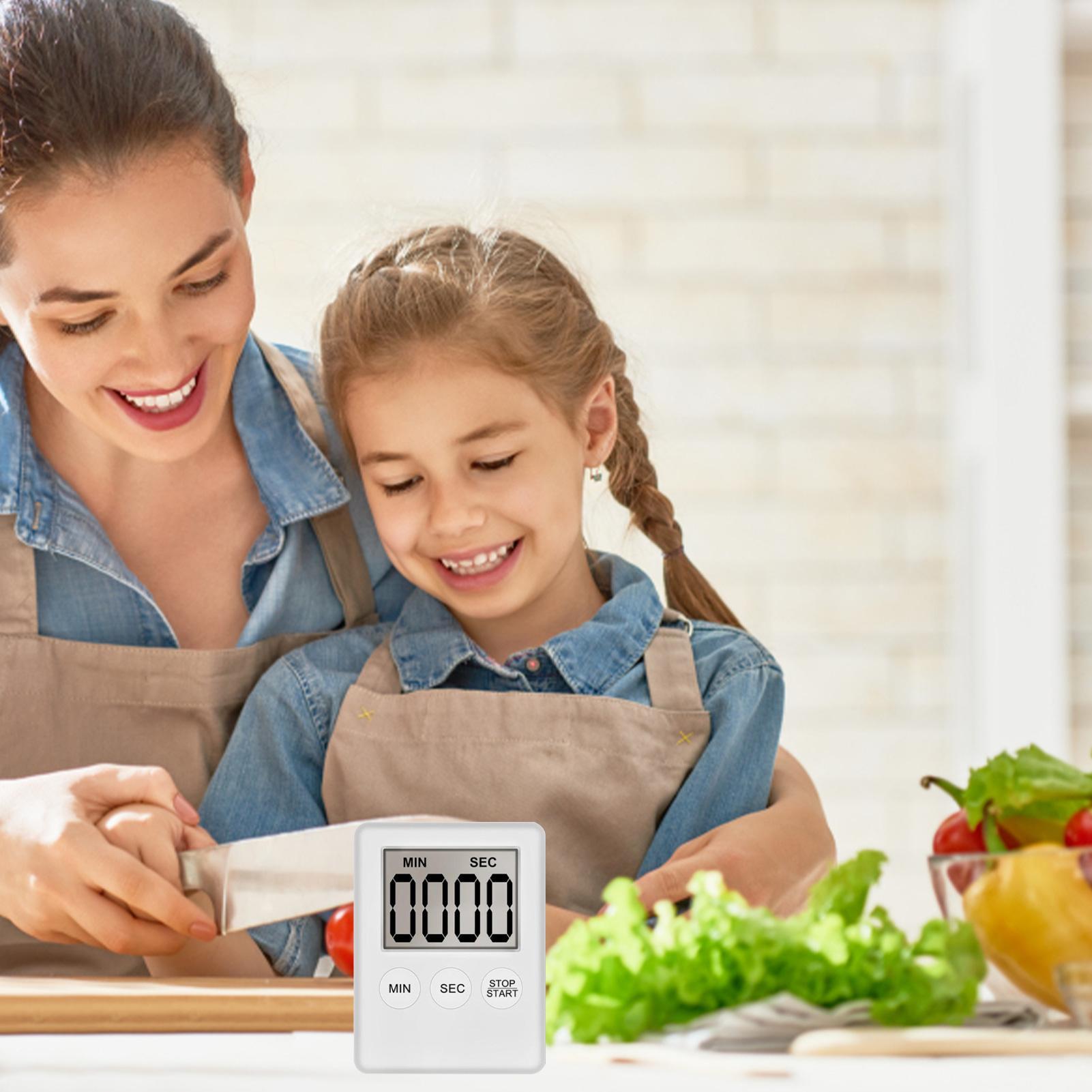 Baking Kitchen Hourly - Moda simples despertador quadrado grande tela