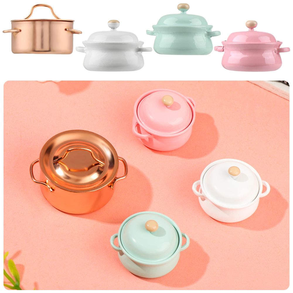 Kitchen Baking Pan Set - Panelas em miniatura com tampa do