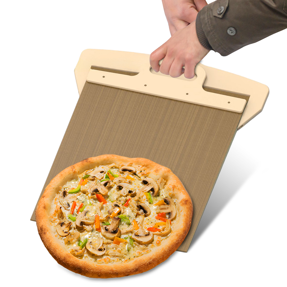 Kitchen Baking Cloth - Casca de pizza deslizante antiaderente, Pá
