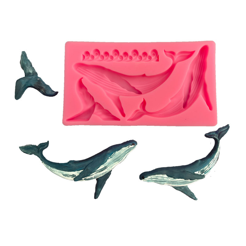 Kitchen Equipment For Baking - Diy baleia silicone molde oceano série