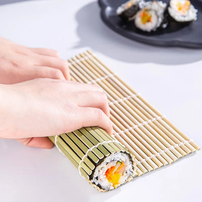 Kitchen Baking Utensil - DIY Bamboo Sushi Maker, Rolling Mat,