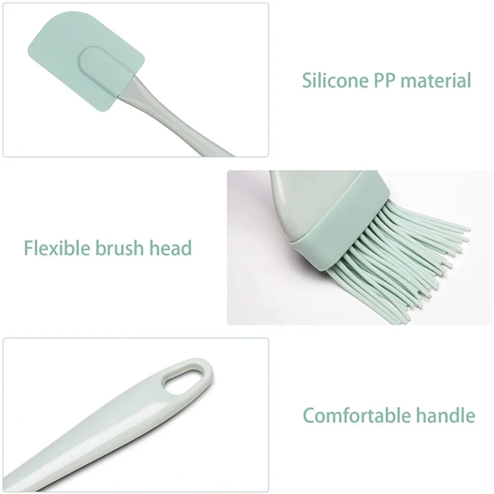 Kitchen Equipment For Baking - Kit 3 Peças: Espátula de Silicone