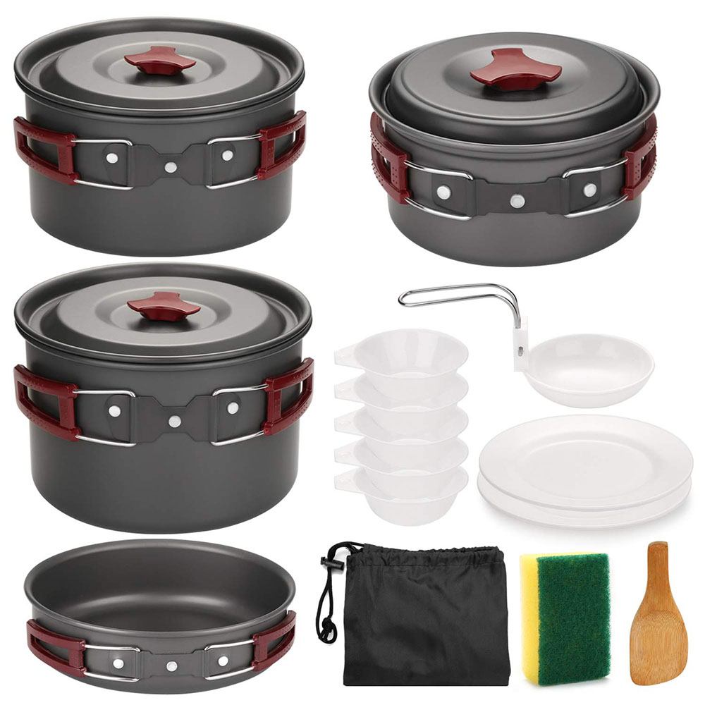 Kitchen Baking Pan Set - Kit de panelas para acampamento ao