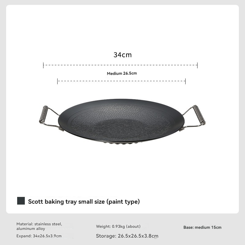 CAMPINGMOON GRW-27F Bandeja de - Kitchen Baking Pan Set avaliação e preço