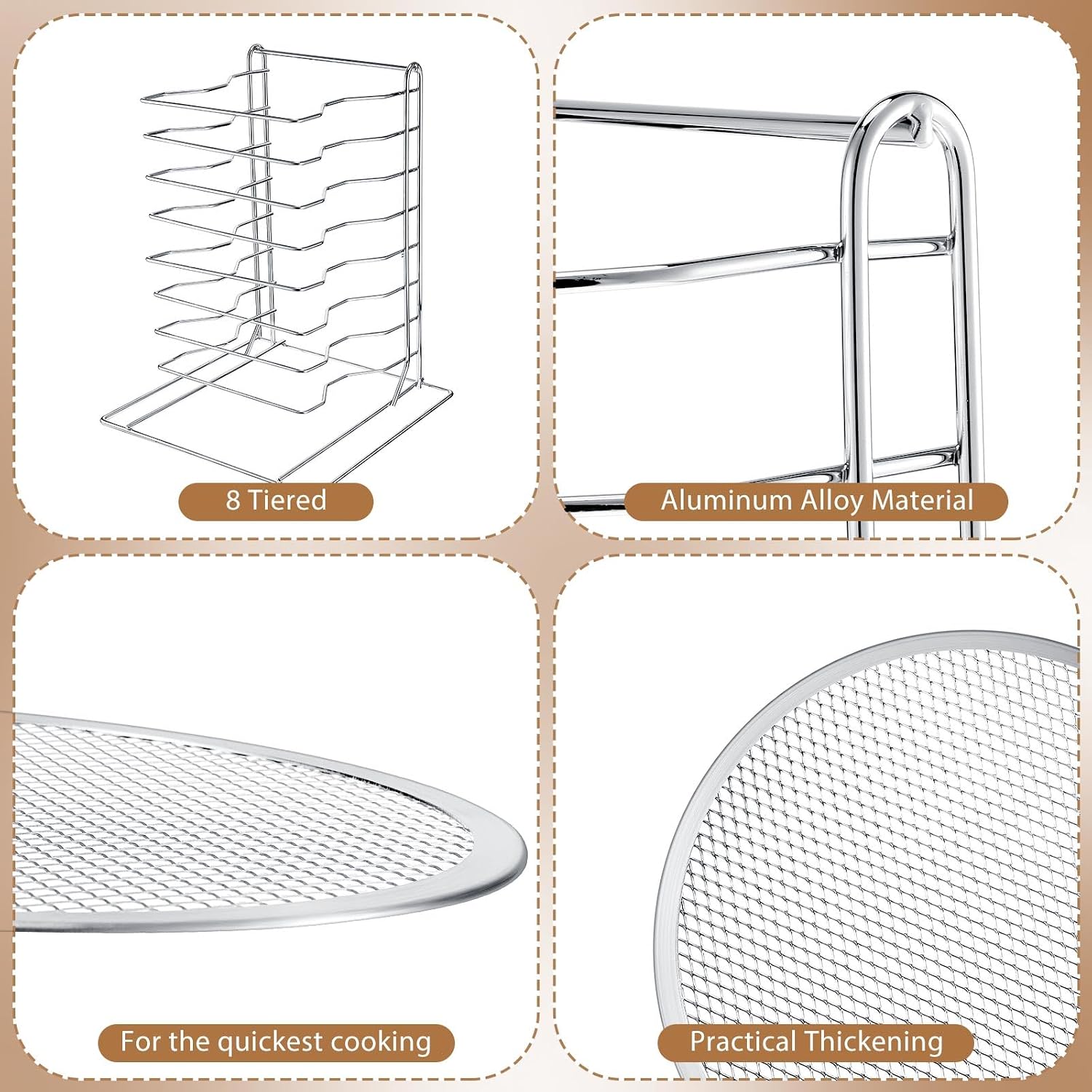 Suporte para Pizza de 8 Níveis - Mini Kitchen Baking avaliação e preço
