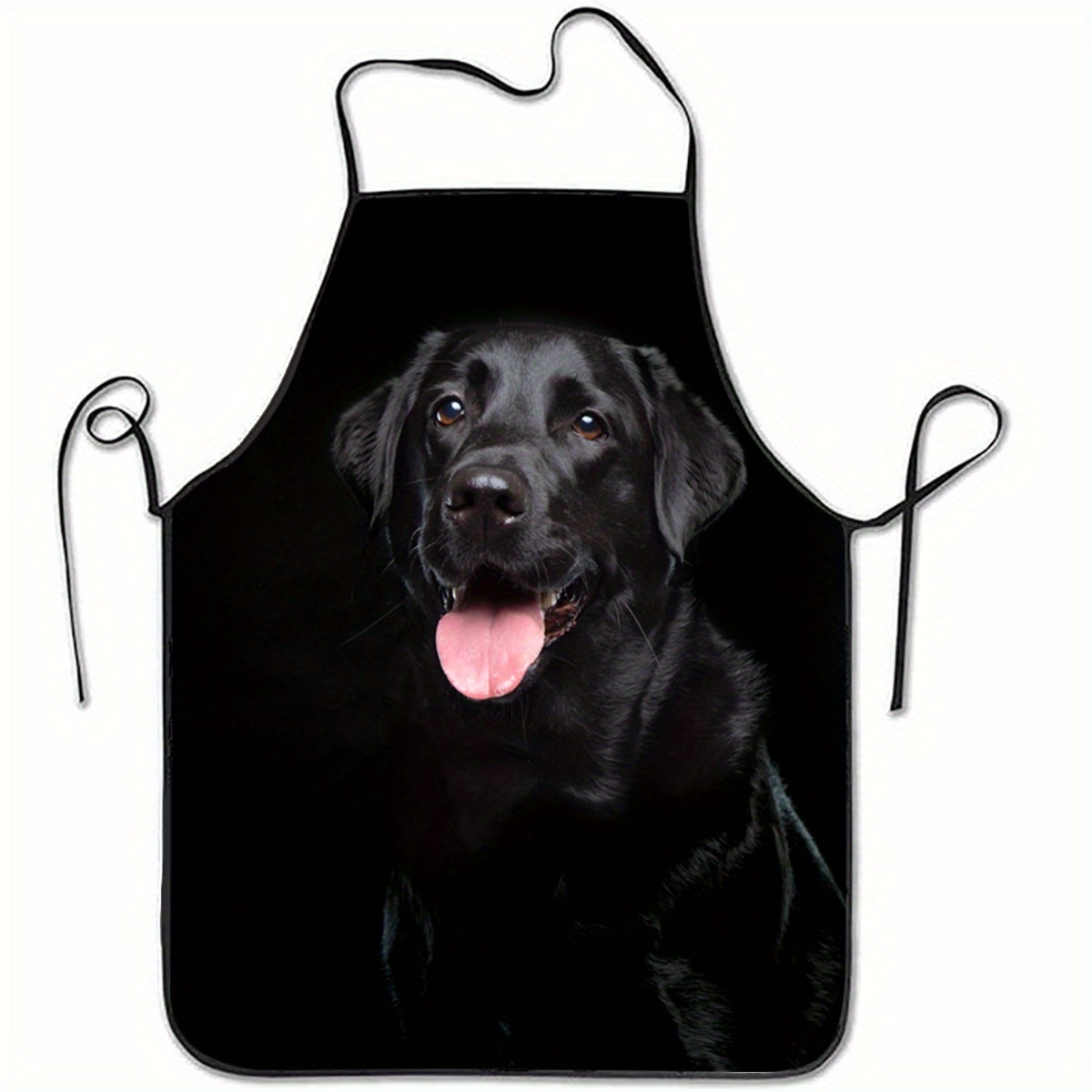1 avental preto com estampa de - Kitchen Baking Cloth avaliação e preço
