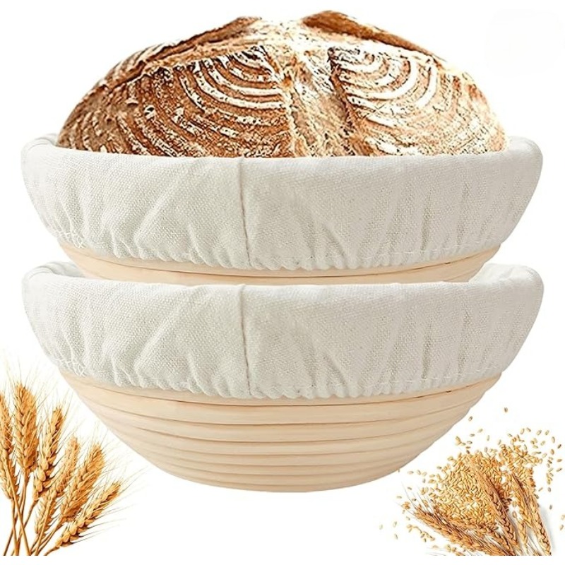 Cesto de Fermentação de Pão em - Proofing Basket Banneton avaliação e preço