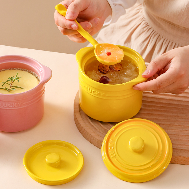 Tigela de cerâmica com tampa d - Kitchen Baking Utensil avaliação e preço