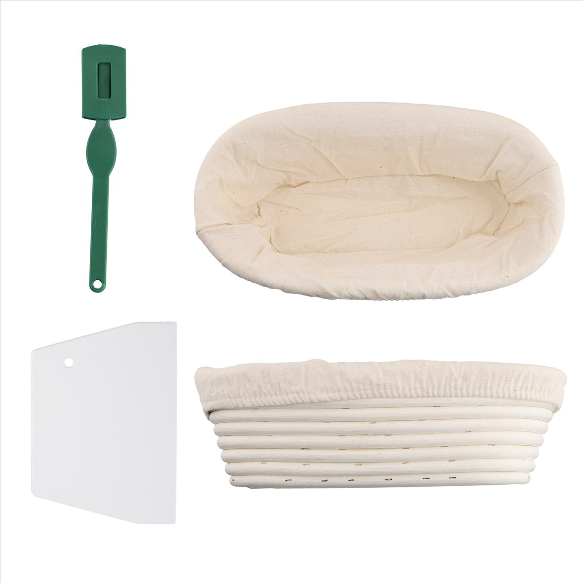 Conjunto de Cestas de Fermenta - Proofing Basket Banneton avaliação e preço