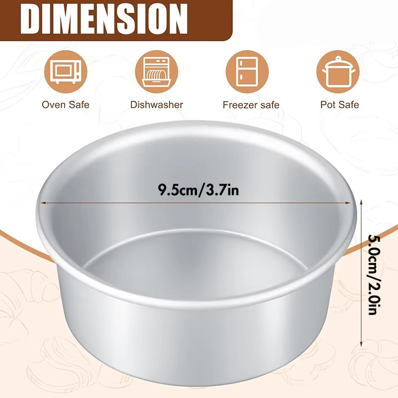 Conjunto de 6/12 Formas de Bol - Kitchen Baking Pan Set avaliação e preço