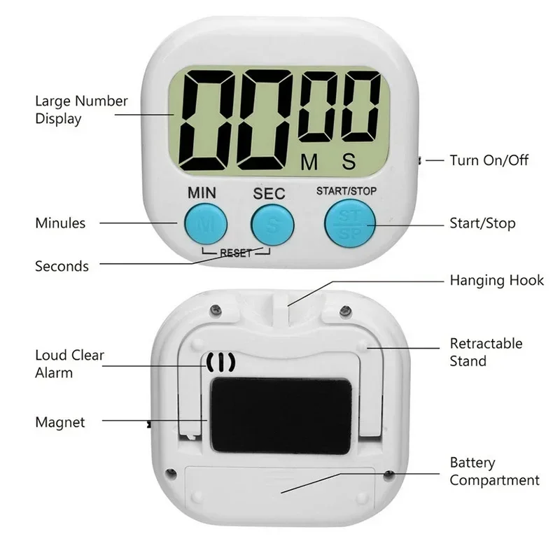 Mini temporizador digital de c - Baking Kitchen Hourly avaliação e preço