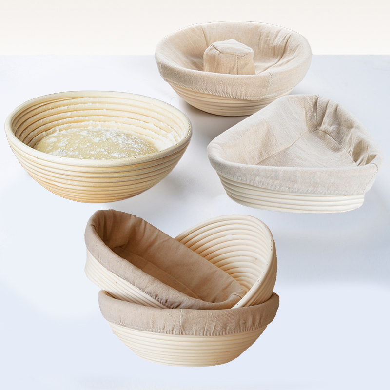 Cesto de Fermentação de Pão em - Proofing Basket Banneton avaliação e preço
