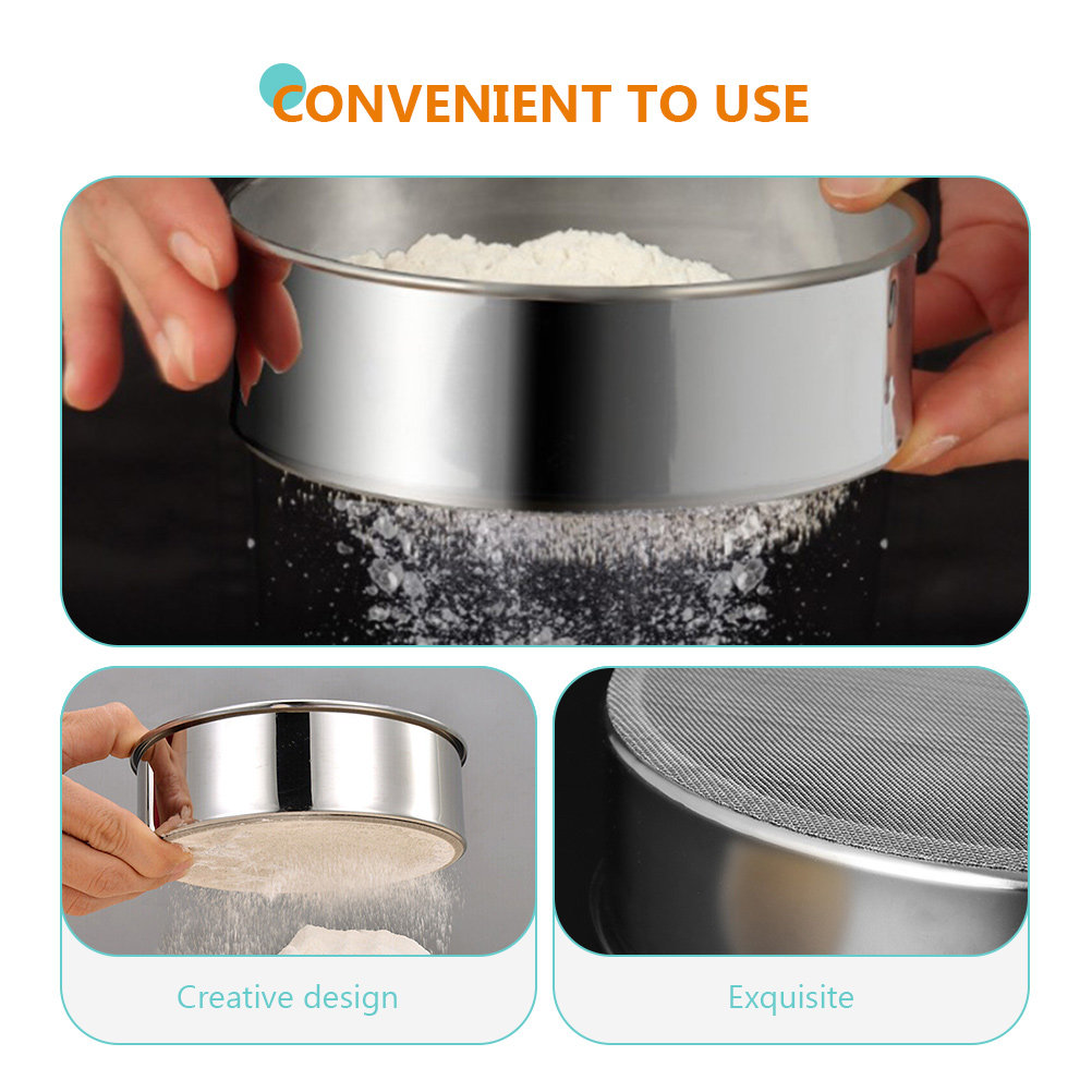 Conjunto de 3 Peneiras de Fari - Kitchen Baking Utensil avaliação e preço