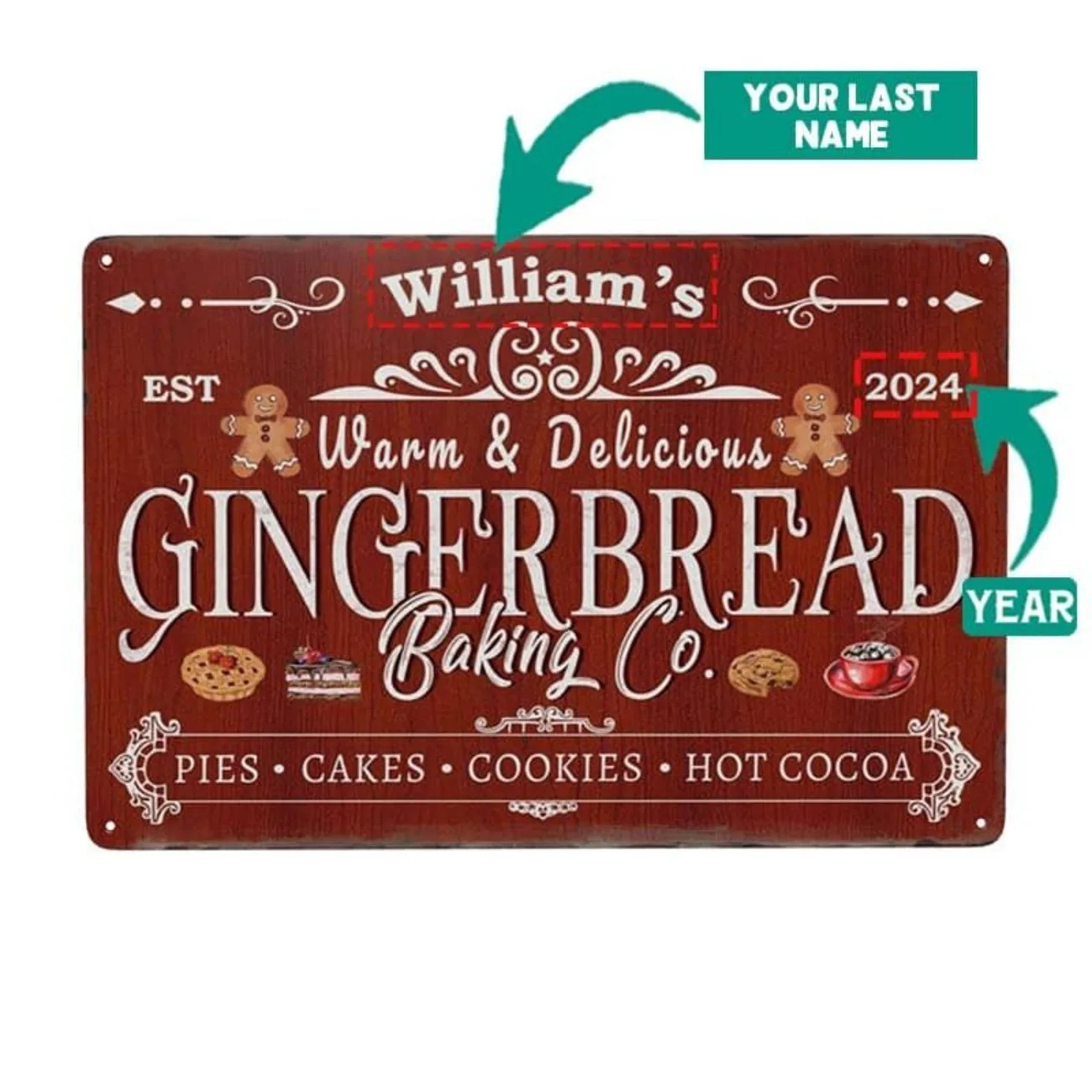 1pc personalizado pão de gengi - Kitchen With Baking Area avaliação e preço