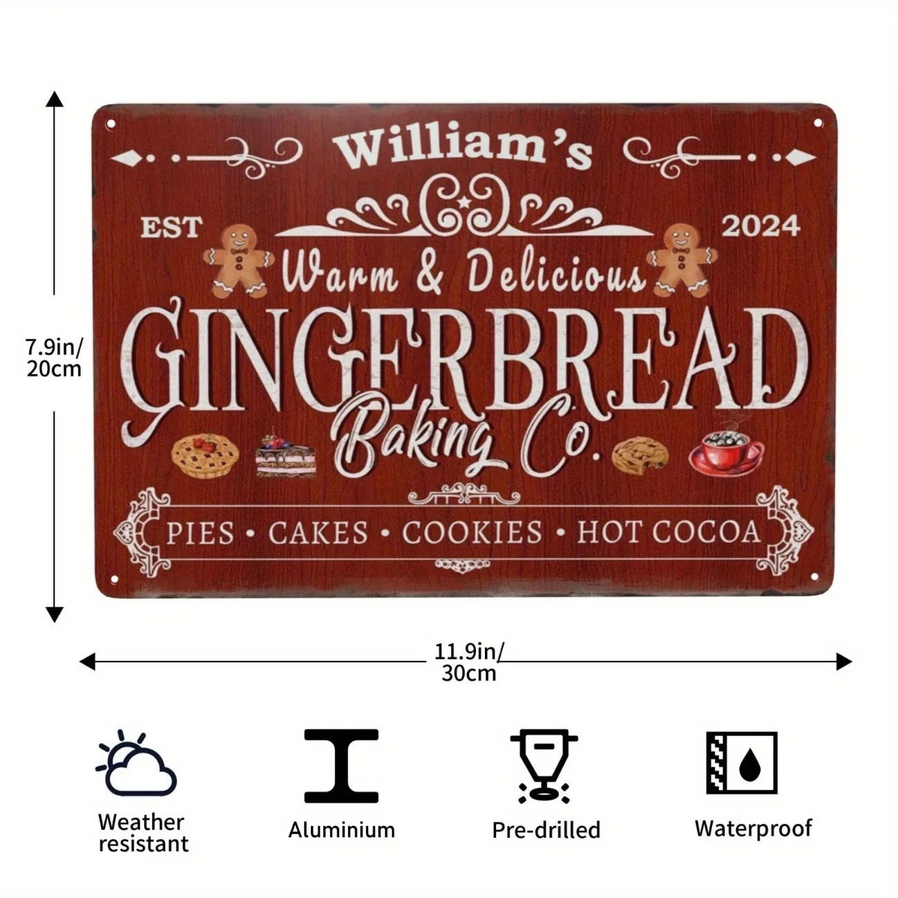 1pc personalizado pão de gengi - Kitchen With Baking Area avaliação e preço