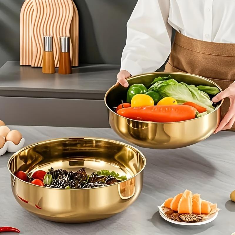 Nova Tigela de Mistura em Aço  - Kitchen Baking Products avaliação e preço