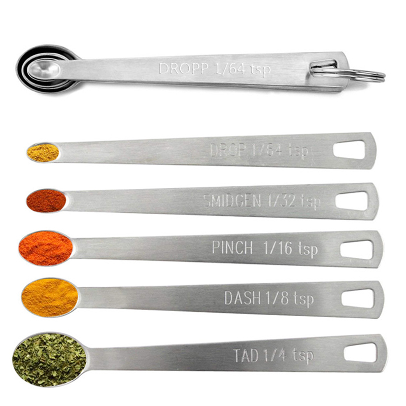 Mini Colher De Medição De Aço  - Mini Kitchen Baking avaliação e preço