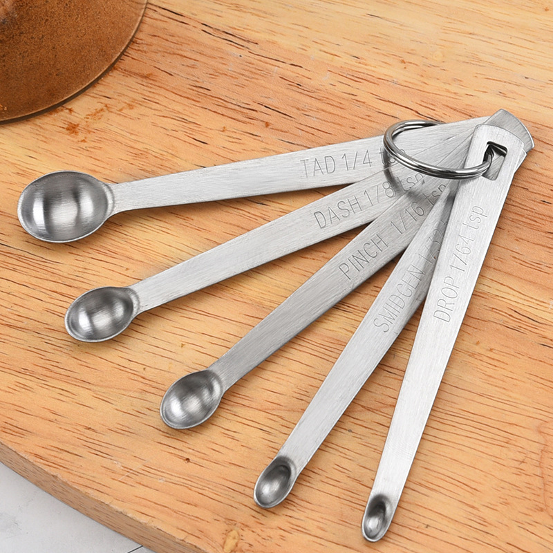 Mini Colher De Medição De Aço  - Mini Kitchen Baking avaliação e preço
