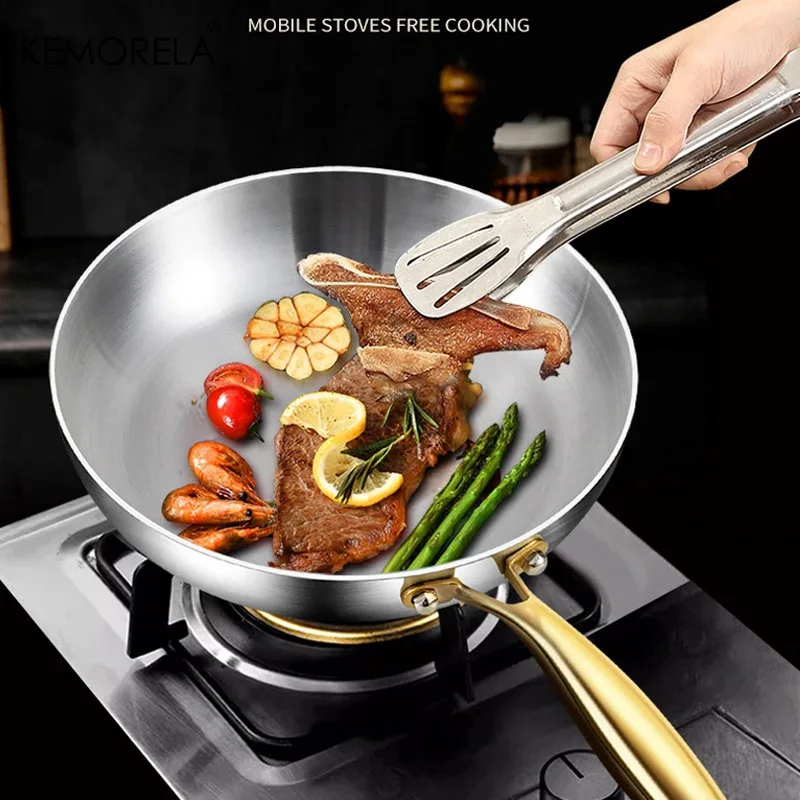 Frigideira com alça dourada de - Kitchen Baking Pan Set avaliação e preço