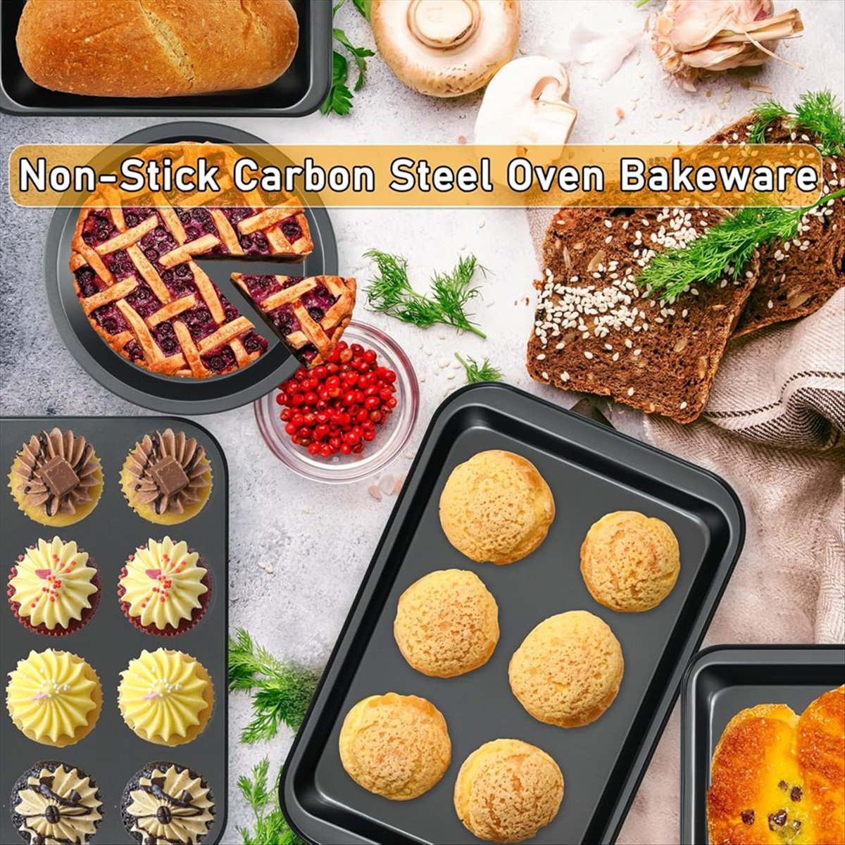 Conjunto de Assadeiras Antiade - Kitchen Baking Pan Set avaliação e preço