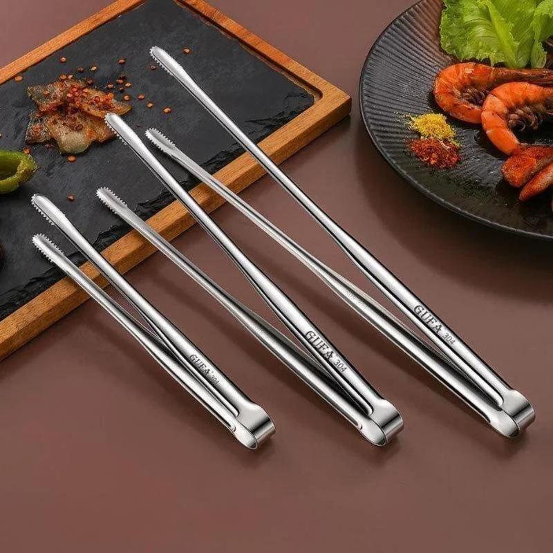 Pinça de Cozinha em Aço Inoxid - Kitchen Baking Utensil avaliação e preço
