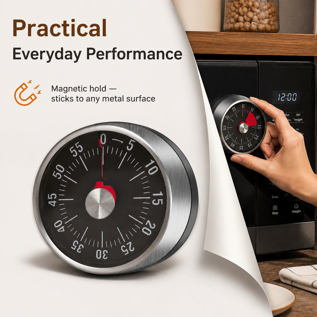 Temporizador Mecânico Visível, - Baking Kitchen Hourly avaliação e preço